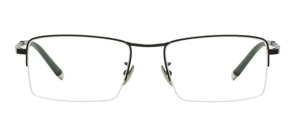 Titanium Large Eyeglasses - Black