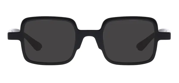 Square Plastic Sunglasses - Black