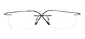 Rectangular Rimless Glasses
