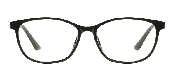 Oval TR90 Spectacles - Black
