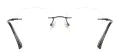 Round Rimless Eyeglasses