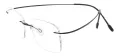 Rectangular Rimless Glasses
