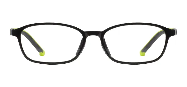 Children Oval Spectacles - Black Green