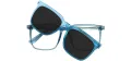 Square Clip-On Sunglasses
