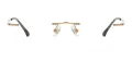 Round Rimless Eyeglasses