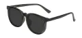 Round Clip-On Sunglasses