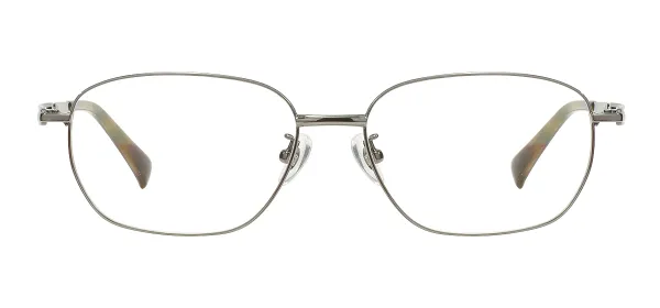Titanium Oval Eyeglasses - Gray