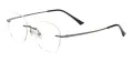 Round Rimless Eyeglasses
