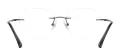 Round Rimless Eyeglasses