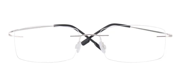 Flexible Rimless Glasses - Silver