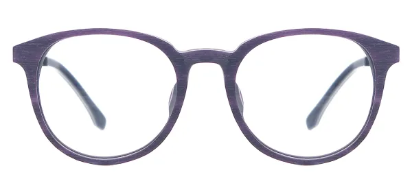 Wooden Texture Vintage Eyewear - Purple