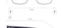 Square Metal Spectacles