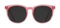 Round Clip-On Sunglasses
