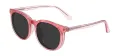 Round Clip-On Sunglasses