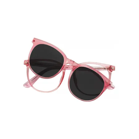 Round Clip-On Sunglasses