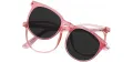 Round Clip-On Sunglasses