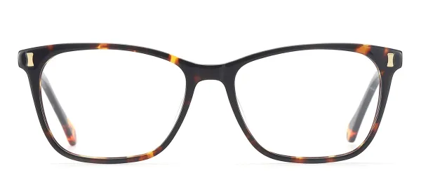 Rectangular Acetate Optical Glasses - Tortoise