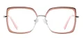 Square Colorful Glasses Frame