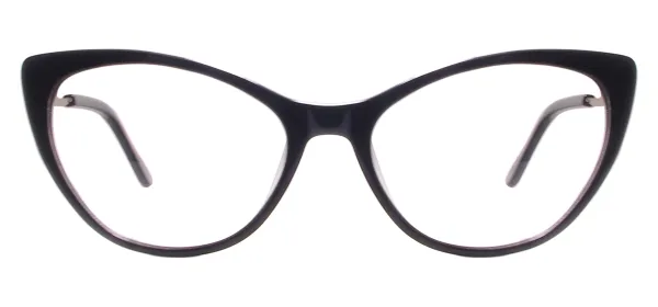 Women Cat Eye Eyeglasses - Black