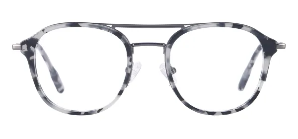Round Vintage Spectacles - Gray Tortoise