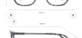Large Double Bridge Eyeglasses