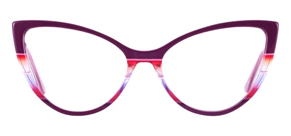 Cat Eye Women Glasses Frame - Purple