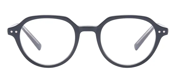Classic Vintage Eyeglasses - Black