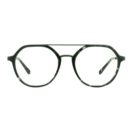  Acetate Round Double Bridge Spring Hinge Eyeware Frames