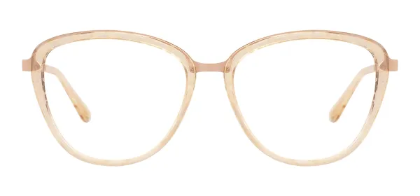 Acetate Cat Eye Spring Hinge Eyeware Frames - Brown