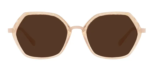 Acetate Spring Hinge Glasses Frames  - Brown