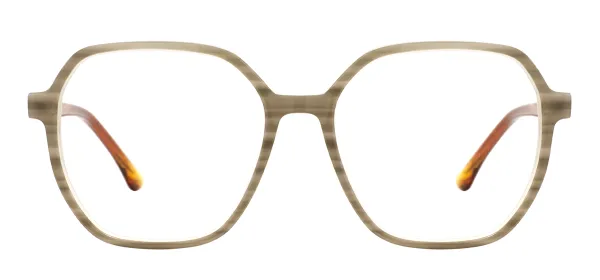 Full Rim Men and Women Acetate Square Classical Glasses Frames - Green