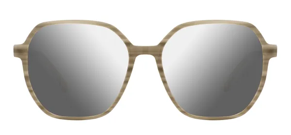 Square Sunglasses Frames - Green