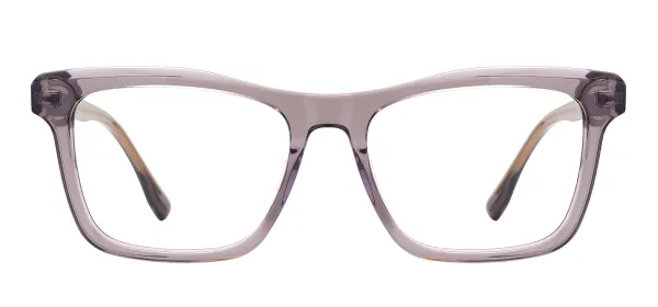 Acetate Rectangular Eyeglasses - Gray