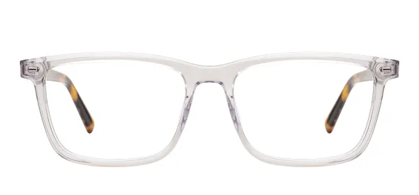 Acetate Fashion Rectangular Eyeglasses - Transparency