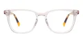 Large Full Rim Rectangular Eyeglasses