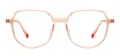 Geometric Large Acetate Glasses Frame