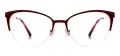 Cat Eye Stainless Steel Spectacles