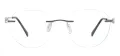 Round Rimless Spectacles