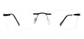 Rectangular Rimless Frame