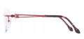 Round Rimless Spectacles