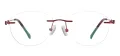 Oval Rimless Spectacles