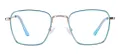 Metal Square Eyeglasses