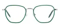 Metal Square Eyeglasses