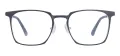 Metal Aluminium Square Eyeglasses