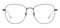 Oversized Metal Eyeglasses