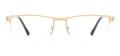 Metal Rectangular Eyeglasses