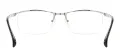 Rectangular Half Rim Glasses