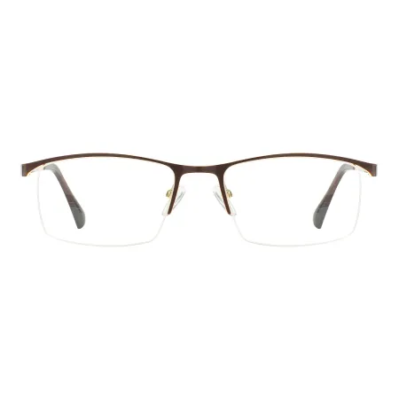 Rectangular Half Rim Glasses