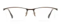 Rectangular Half Rim Glasses