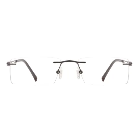 Metal Rimless Glasses Frame